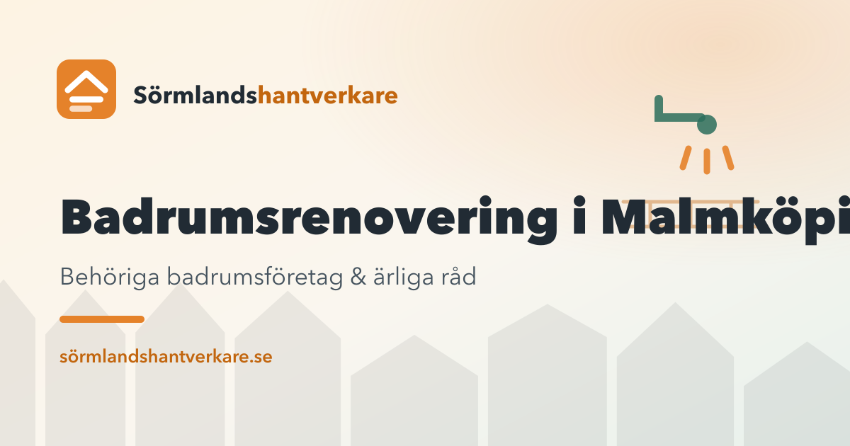 Badrumsrenovering i Malmköping – Sörmlandshantverkare