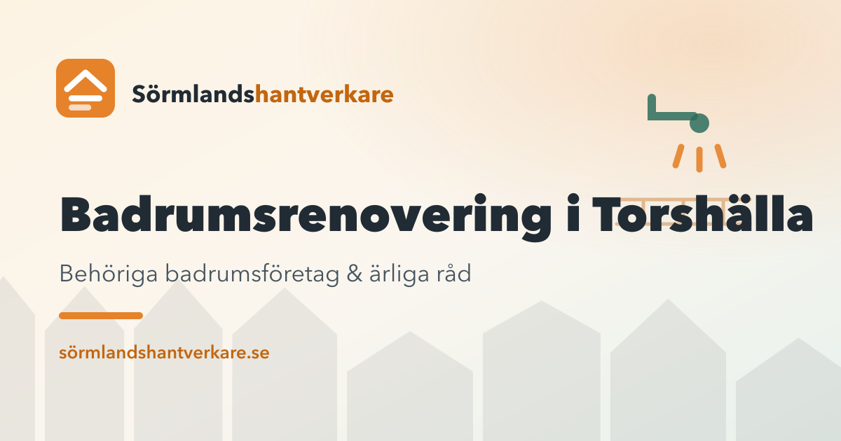Badrumsrenovering i Torshälla – Sörmlandshantverkare