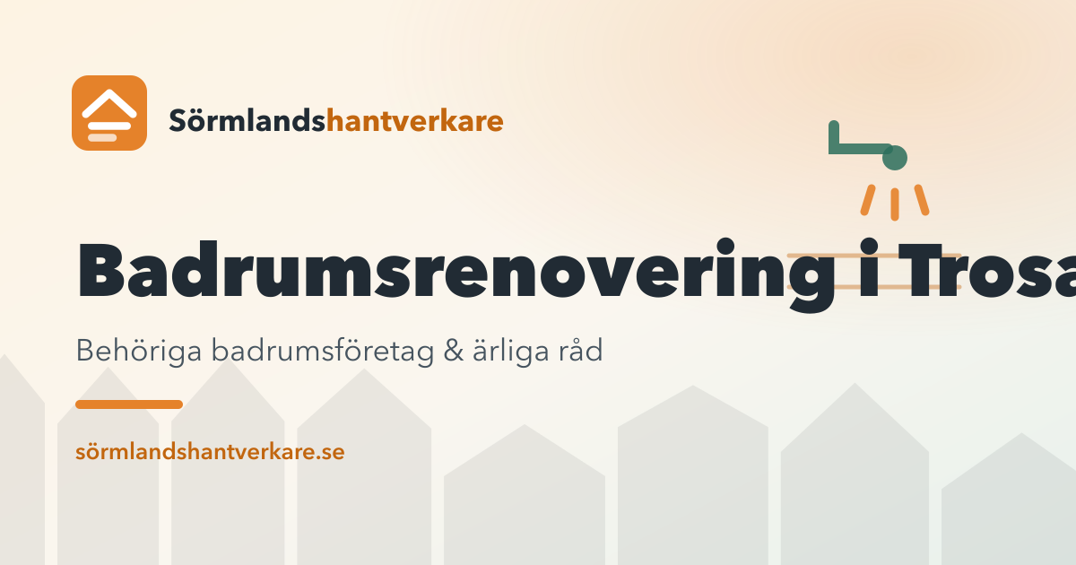 Badrumsrenovering i Trosa – Sörmlandshantverkare
