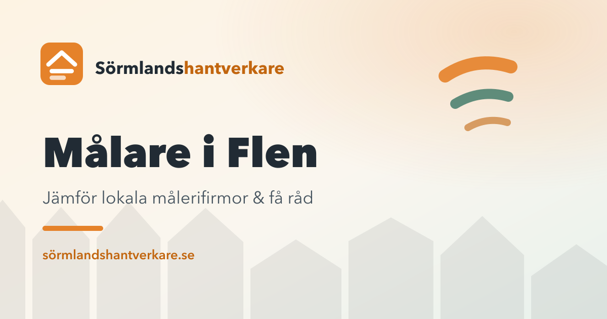 Målare i Flen – Sörmlandshantverkare