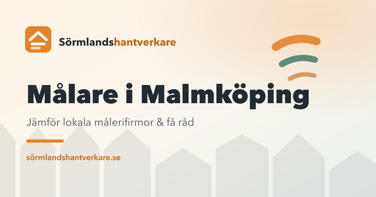 Målare i Malmköping – Sörmlandshantverkare
