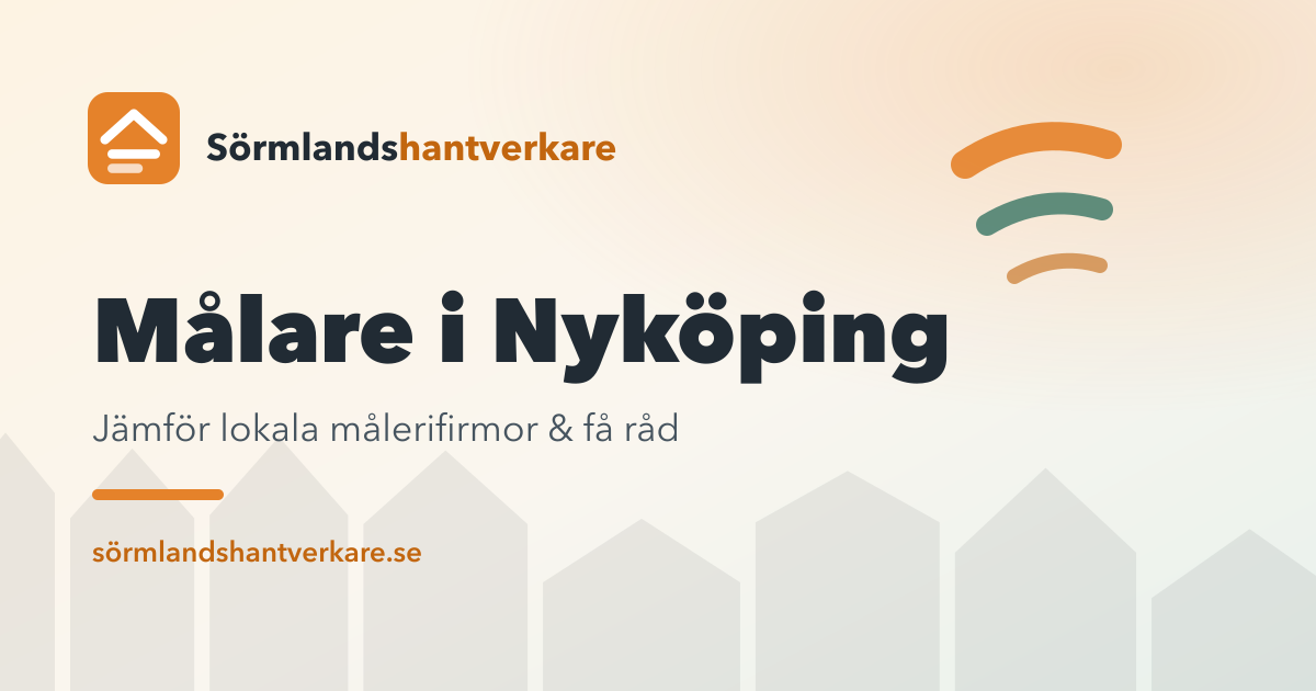 Målare i Nyköping – Sörmlandshantverkare