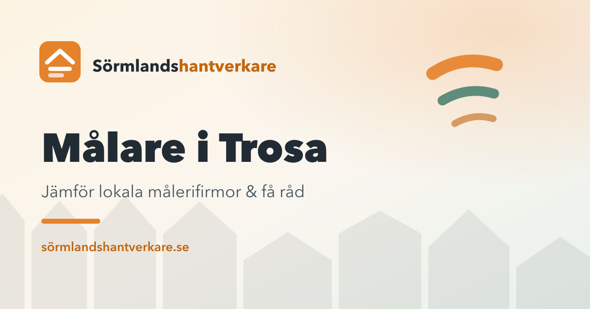 Målare i Trosa – Sörmlandshantverkare