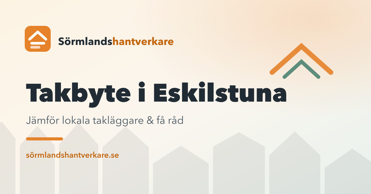 Takbyte i Eskilstuna – Sörmlandshantverkare