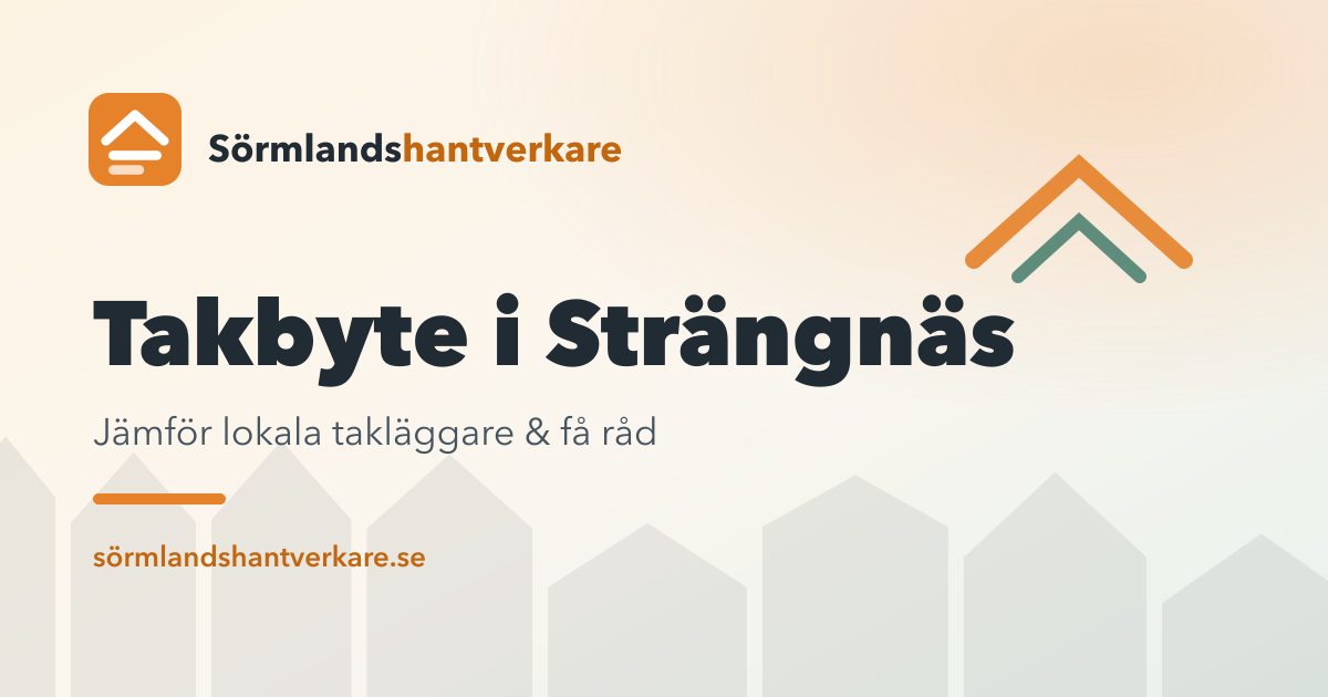 Takbyte i Strängnäs – Sörmlandshantverkare