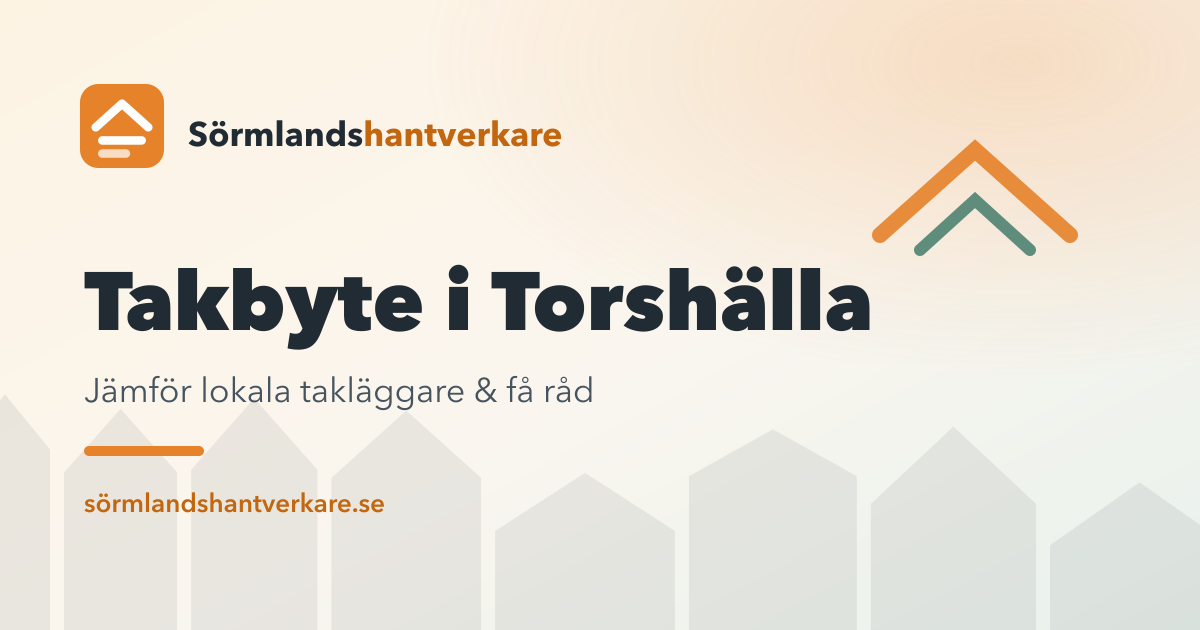 Takbyte i Torshälla – Sörmlandshantverkare