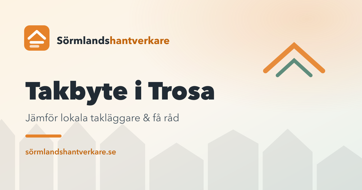 Takbyte i Trosa – Sörmlandshantverkare